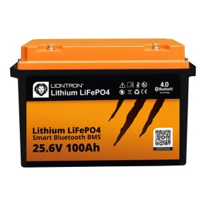 Liontron LiFeP04 Smart BMS Lithium batterij 25,6 V / 100 Ah