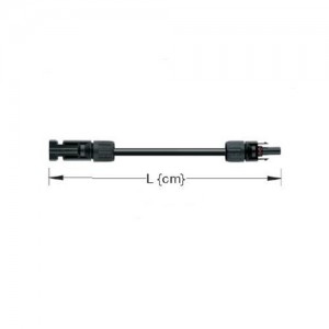 Solar Cable (4mm2) 5m  male - female PV-ST01 stekker